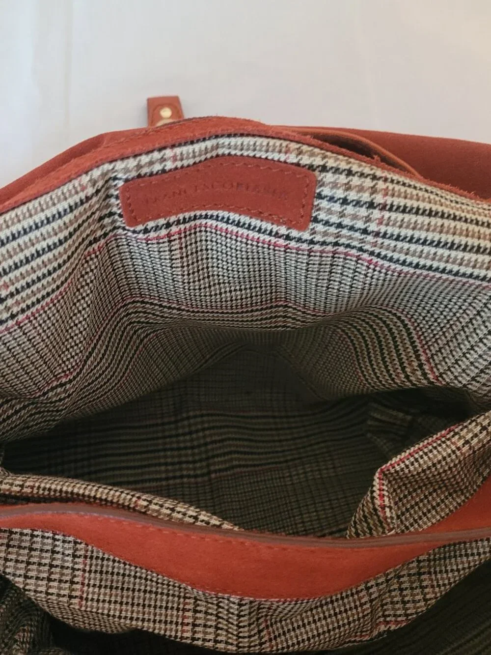 Leather Hobo Bag Francesco Biasia Orange